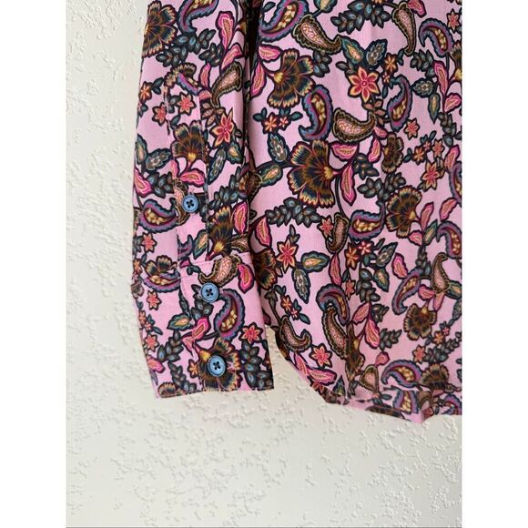 Boden Silk Button Down Shirt - Picture 5 of 9